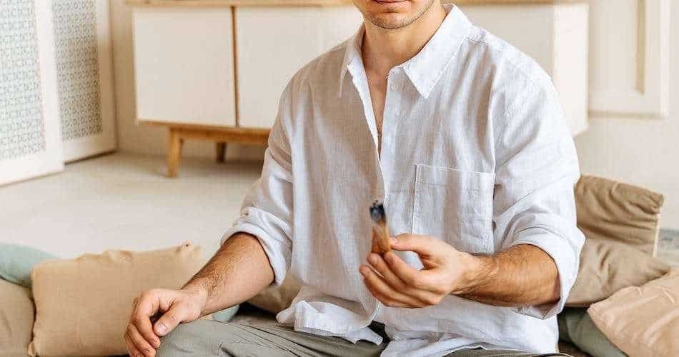 How to Use Palo Santo | Easy to Follow Guide 3 using palo santo